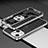 Luxury Aluminum Metal Frame Cover Case A03 for Apple iPhone 13 Mini Silver
