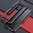 Luxury Aluminum Metal Frame Cover Case for Huawei Honor 9X Pro Red and Black