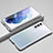 Luxury Aluminum Metal Frame Cover Case for Samsung Galaxy S21 5G Silver