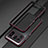 Luxury Aluminum Metal Frame Cover Case for Xiaomi Mi 11 Ultra 5G Red and Black