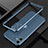 Luxury Aluminum Metal Frame Cover Case N01 for Apple iPhone 12 Blue