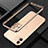 Luxury Aluminum Metal Frame Cover Case N01 for Apple iPhone 12 Mini Gold