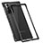 Luxury Aluminum Metal Frame Cover Case N01 for Samsung Galaxy Note 20 Ultra 5G Black