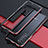 Luxury Aluminum Metal Frame Cover Case T01 for Huawei Honor X10 5G Red and Black