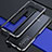 Luxury Aluminum Metal Frame Cover Case T01 for Huawei Honor X10 5G Silver and Black