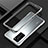 Luxury Aluminum Metal Frame Cover Case T01 for Huawei P40 Pro Silver