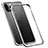 Luxury Aluminum Metal Frame Cover Case T02 for Apple iPhone 12 Pro Silver