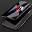Luxury Aluminum Metal Frame Cover Case T02 for Huawei P20 Pro Red and Black