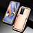 Luxury Aluminum Metal Frame Cover Case T02 for Huawei P40 Pro Gold