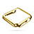 Luxury Aluminum Metal Frame Cover for Apple iWatch 3 42mm Gold