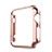 Luxury Aluminum Metal Frame Cover for Apple iWatch 3 42mm Pink