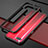 Luxury Aluminum Metal Frame Cover for Oppo R15X Red and Black