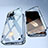 Luxury Aluminum Metal Frame Mirror Cover Case 360 Degrees for Apple iPhone 14 Pro Max