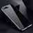 Luxury Aluminum Metal Frame Mirror Cover Case 360 Degrees for Apple iPhone 8 Plus Silver