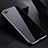 Luxury Aluminum Metal Frame Mirror Cover Case 360 Degrees for Apple iPhone SE (2020) Silver