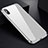 Luxury Aluminum Metal Frame Mirror Cover Case 360 Degrees for Apple iPhone X White