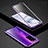 Luxury Aluminum Metal Frame Mirror Cover Case 360 Degrees for Huawei Honor 30 Pro+ Plus Purple