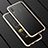 Luxury Aluminum Metal Frame Mirror Cover Case 360 Degrees for Huawei Nova 3i Gold