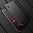 Luxury Aluminum Metal Frame Mirror Cover Case 360 Degrees for Huawei Nova 3i Red and Black
