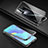 Luxury Aluminum Metal Frame Mirror Cover Case 360 Degrees for Huawei Nova 7 5G Black