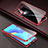 Luxury Aluminum Metal Frame Mirror Cover Case 360 Degrees for Huawei Nova 7 SE 5G Red