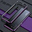 Luxury Aluminum Metal Frame Mirror Cover Case 360 Degrees for Huawei P30 Pro Purple