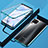 Luxury Aluminum Metal Frame Mirror Cover Case 360 Degrees for Huawei P40 Lite