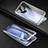 Luxury Aluminum Metal Frame Mirror Cover Case 360 Degrees for Oppo Ace2