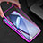 Luxury Aluminum Metal Frame Mirror Cover Case 360 Degrees for Oppo Ace2