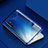 Luxury Aluminum Metal Frame Mirror Cover Case 360 Degrees for Oppo K5 Blue