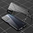 Luxury Aluminum Metal Frame Mirror Cover Case 360 Degrees for Oppo K9S 5G Black