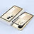 Luxury Aluminum Metal Frame Mirror Cover Case 360 Degrees for Oppo Reno11 Pro 5G