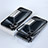 Luxury Aluminum Metal Frame Mirror Cover Case 360 Degrees for Realme V20 5G Black