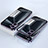 Luxury Aluminum Metal Frame Mirror Cover Case 360 Degrees for Realme V20 5G Purple