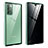 Luxury Aluminum Metal Frame Mirror Cover Case 360 Degrees for Samsung Galaxy Note 20 5G Matcha Green