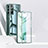 Luxury Aluminum Metal Frame Mirror Cover Case 360 Degrees for Samsung Galaxy S21 5G Green