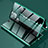 Luxury Aluminum Metal Frame Mirror Cover Case 360 Degrees for Samsung Galaxy S22 Ultra 5G Green