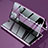 Luxury Aluminum Metal Frame Mirror Cover Case 360 Degrees for Samsung Galaxy S22 Ultra 5G Purple