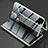 Luxury Aluminum Metal Frame Mirror Cover Case 360 Degrees for Samsung Galaxy S23 Ultra 5G Silver
