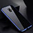 Luxury Aluminum Metal Frame Mirror Cover Case 360 Degrees for Samsung Galaxy S9 Blue and Black