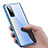 Luxury Aluminum Metal Frame Mirror Cover Case 360 Degrees for Vivo X51 5G