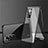 Luxury Aluminum Metal Frame Mirror Cover Case 360 Degrees for Xiaomi Mi 12 5G Black