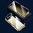 Luxury Aluminum Metal Frame Mirror Cover Case 360 Degrees for Xiaomi Mix Fold 2 5G Gold