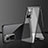 Luxury Aluminum Metal Frame Mirror Cover Case 360 Degrees for Xiaomi Redmi A1 Black