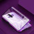 Luxury Aluminum Metal Frame Mirror Cover Case 360 Degrees for Xiaomi Redmi K30 4G Purple