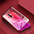 Luxury Aluminum Metal Frame Mirror Cover Case 360 Degrees for Xiaomi Redmi K30 4G Red