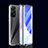 Luxury Aluminum Metal Frame Mirror Cover Case 360 Degrees for Xiaomi Redmi Note 11E Pro 5G Black