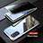 Luxury Aluminum Metal Frame Mirror Cover Case 360 Degrees LK1 for Samsung Galaxy S20 Silver