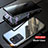 Luxury Aluminum Metal Frame Mirror Cover Case 360 Degrees LK1 for Samsung Galaxy S20 Ultra 5G Black