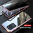 Luxury Aluminum Metal Frame Mirror Cover Case 360 Degrees LK1 for Samsung Galaxy S20 Ultra 5G Rose Gold